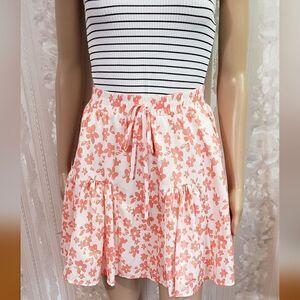 Kendall + Kylie Floral Skirt